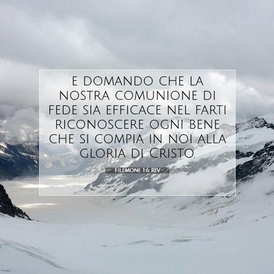 Filemone 1:6 Versetto della Bibbia Spiegato