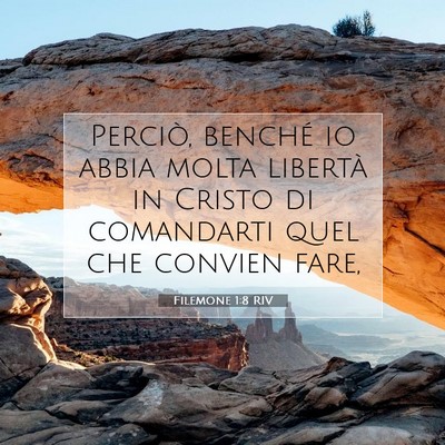 Filemone 1:8 Versetto della Bibbia Spiegato