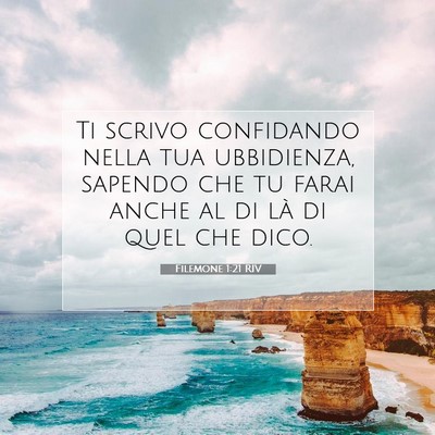 Filemone 1:21 Versetto della Bibbia Spiegato