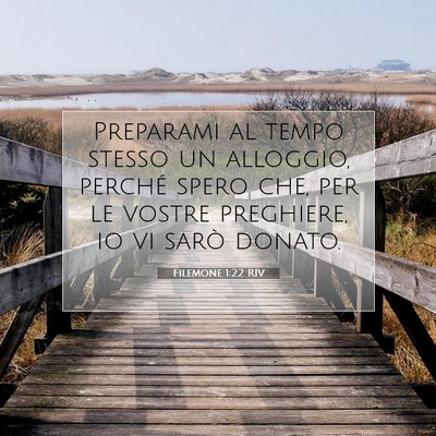 Filemone 1:22 Versetto della Bibbia Spiegato