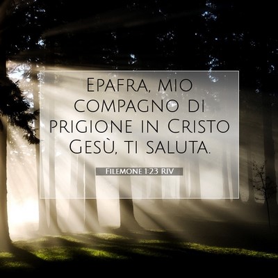 Filemone 1:23 Versetto della Bibbia Spiegato