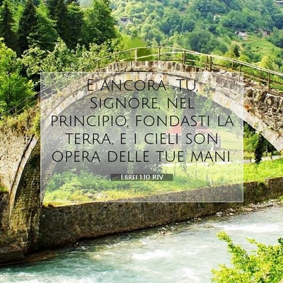 Ebrei 1:10 Versetto della Bibbia Spiegato