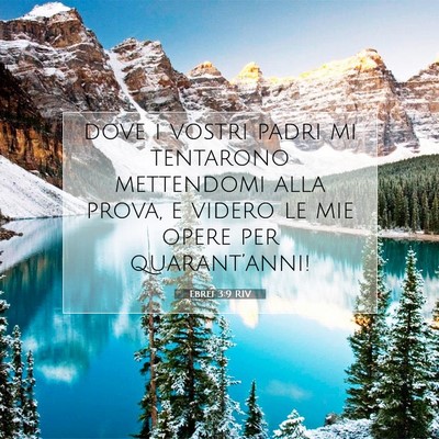 Ebrei 3:9 Versetto della Bibbia Spiegato