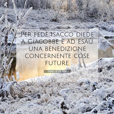 Ebrei 11:20 Versetto della Bibbia Spiegato