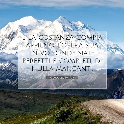 Giacomo 1:4 Versetto della Bibbia Spiegato