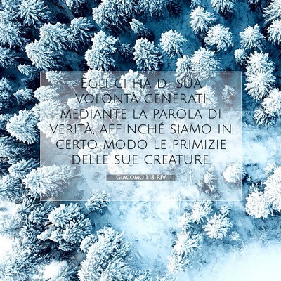 Giacomo 1:18 Versetto della Bibbia Spiegato