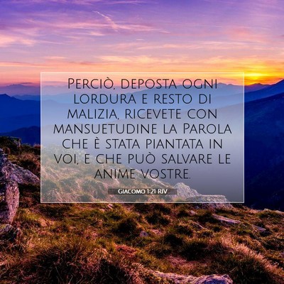 Giacomo 1:21 Versetto della Bibbia Spiegato
