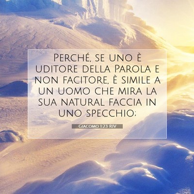 Giacomo 1:23 Versetto della Bibbia Spiegato