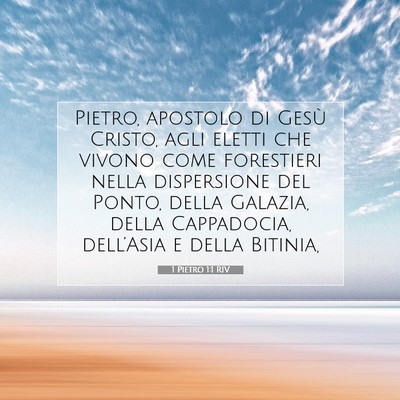 1 Pietro 1:1 Versetto della Bibbia Spiegato