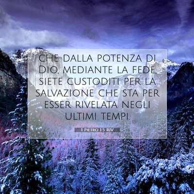 1 Pietro 1:5 Versetto della Bibbia Spiegato