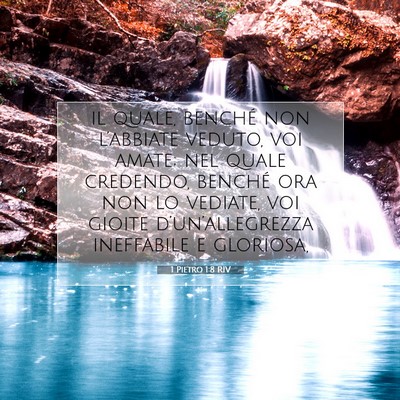 1 Pietro 1:8 Versetto della Bibbia Spiegato