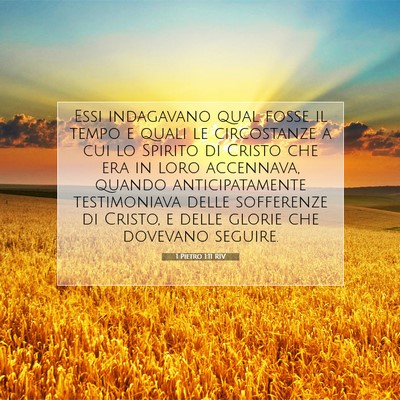 1 Pietro 1:11 Versetto della Bibbia Spiegato