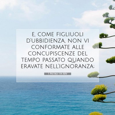 1 Pietro 1:14 Versetto della Bibbia Spiegato