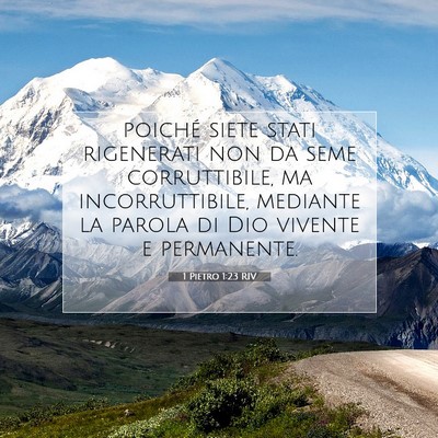 1 Pietro 1:23 Versetto della Bibbia Spiegato