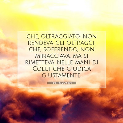 1 Pietro 2:23 Versetto della Bibbia Spiegato