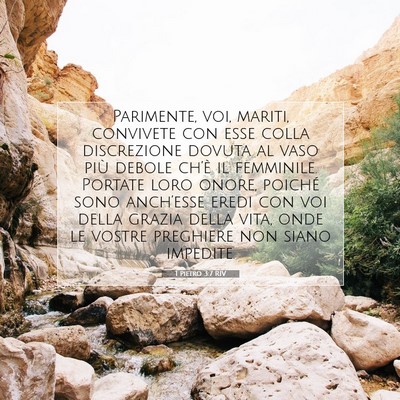 1 Pietro 3:7 RIV Immagine del Versetto della Bibbia