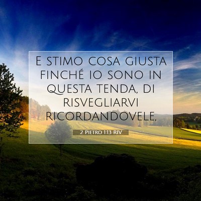 2 Pietro 1:13 Versetto della Bibbia Spiegato