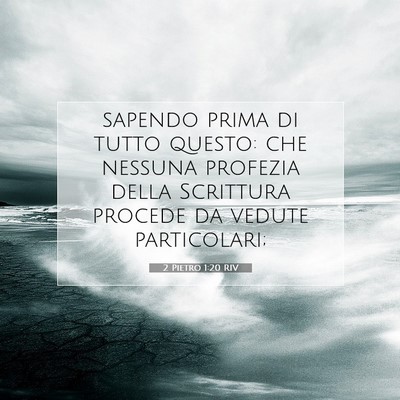 2 Pietro 1:20 Versetto della Bibbia Spiegato