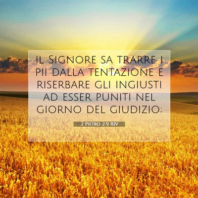 2 Pietro 2:9 Versetto della Bibbia Spiegato