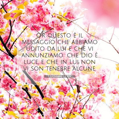 1 Giovanni 1:5 Versetto della Bibbia Spiegato