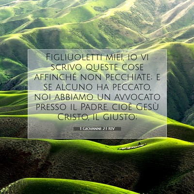1 Giovanni 2:1 RIV Immagine del Versetto della Bibbia