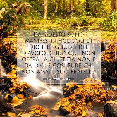1 Giovanni 3:10 RIV Immagine del Versetto della Bibbia