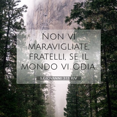 1 Giovanni 3:13 Versetto della Bibbia Spiegato