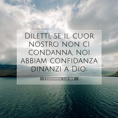 1 Giovanni 3:21 RIV Immagine del Versetto della Bibbia