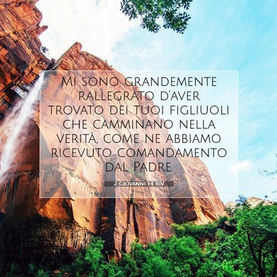 2 Giovanni 1:4 Versetto della Bibbia Spiegato