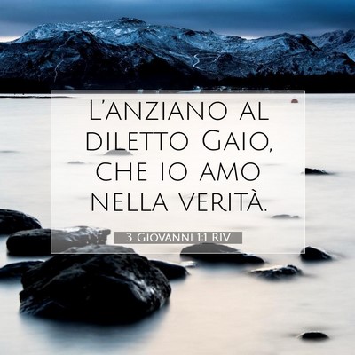 3 Giovanni 1:1 Versetto della Bibbia Spiegato