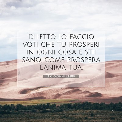 3 Giovanni 1:2 Versetto della Bibbia Spiegato