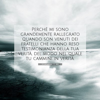 3 Giovanni 1:3 Versetto della Bibbia Spiegato