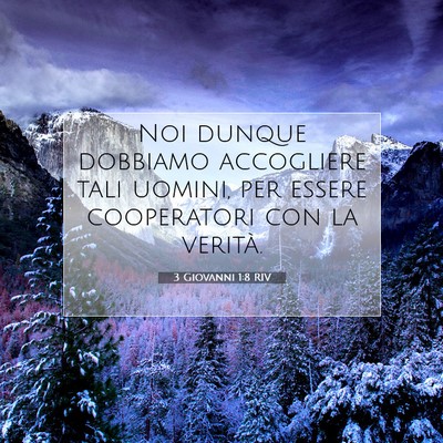 3 Giovanni 1:8 Versetto della Bibbia Spiegato