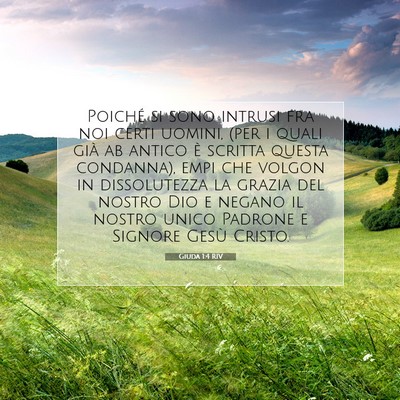 Giuda 1:4 Versetto della Bibbia Spiegato