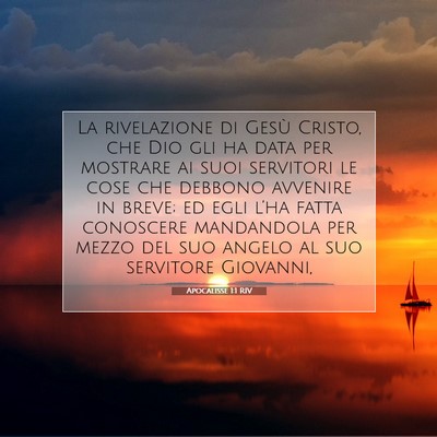 Apocalisse 1:1 Versetto della Bibbia Spiegato