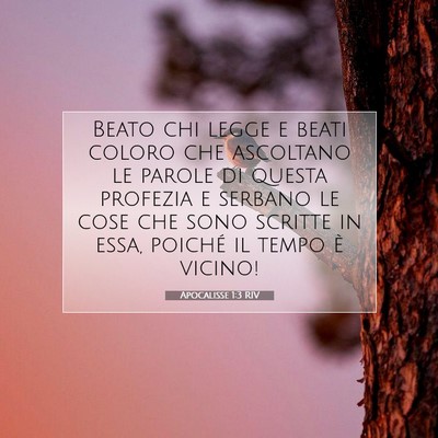 Apocalisse 1:3 Versetto della Bibbia Spiegato