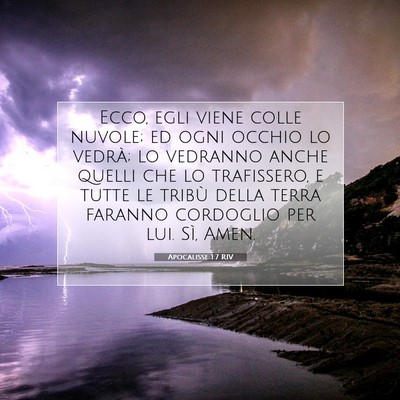 Apocalisse 1:7 Versetto della Bibbia Spiegato