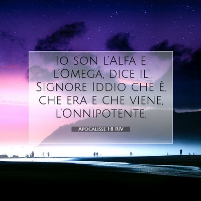 Apocalisse 1:8 Versetto della Bibbia Spiegato