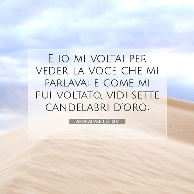 Apocalisse 1:12 Versetto della Bibbia Spiegato