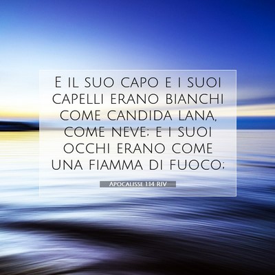 Apocalisse 1:14 Versetto della Bibbia Spiegato