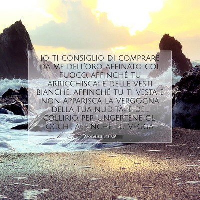 Apocalisse 3:18 Versetto della Bibbia Spiegato