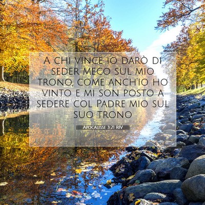 Apocalisse 3:21 RIV Immagine del Versetto della Bibbia