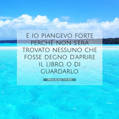 Apocalisse 5:4 Versetto della Bibbia Spiegato