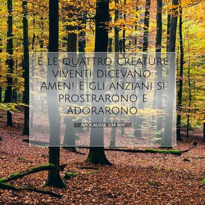 Apocalisse 5:14 Versetto della Bibbia Spiegato