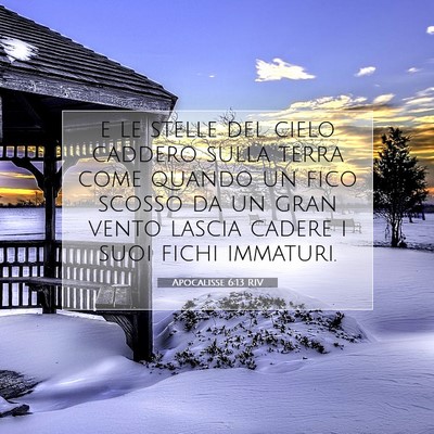 Apocalisse 6:13 Versetto della Bibbia Spiegato