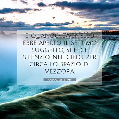 Apocalisse 8:1 RIV Immagine del Versetto della Bibbia