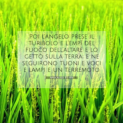 Apocalisse 8:5 Versetto della Bibbia Spiegato