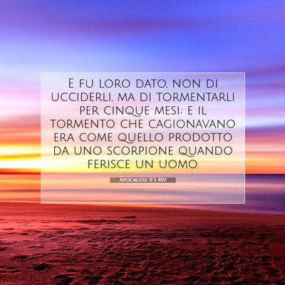 Apocalisse 9:5 Versetto della Bibbia Spiegato