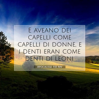 Apocalisse 9:8 Versetto della Bibbia Spiegato