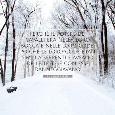 Apocalisse 9:19 Versetto della Bibbia Spiegato